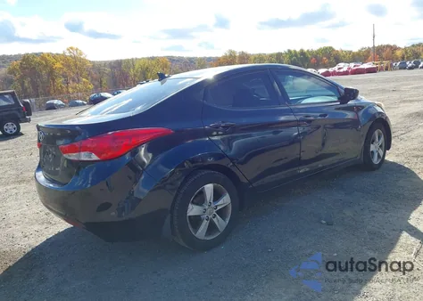 2013 Hyundai Elantra Gls из США, поврежденный, VIN 5NPDH4AEXDH396183